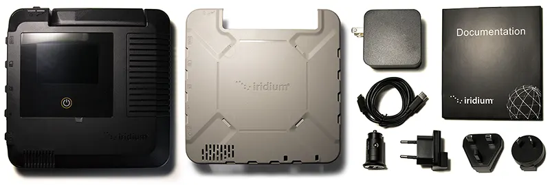 Iridium GO! exec package contents