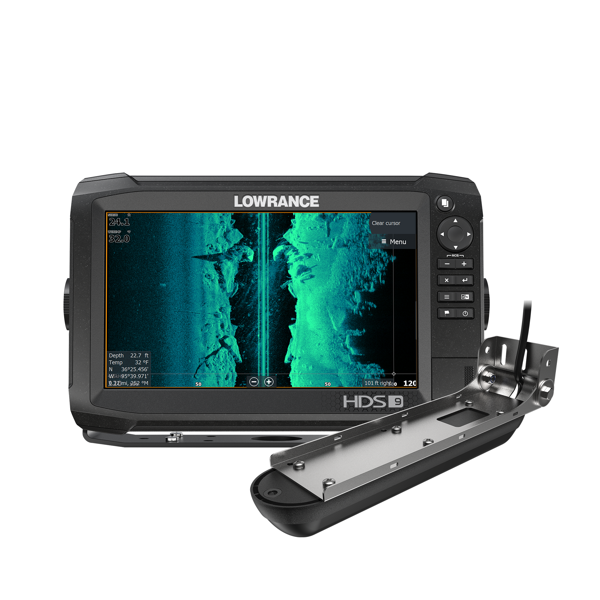 Lowrance HDS-9 Carbon Fishfinder Chartplotter w/StructureScan 3D Transducer  | Overton's
