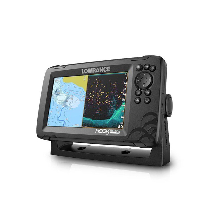 Lowrance HOOK Reveal 7 with TripleShot Transducer with US Inland Charts