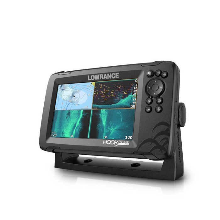 Lowrance HOOK Reveal 7 with TripleShot Transducer with US Inland Charts