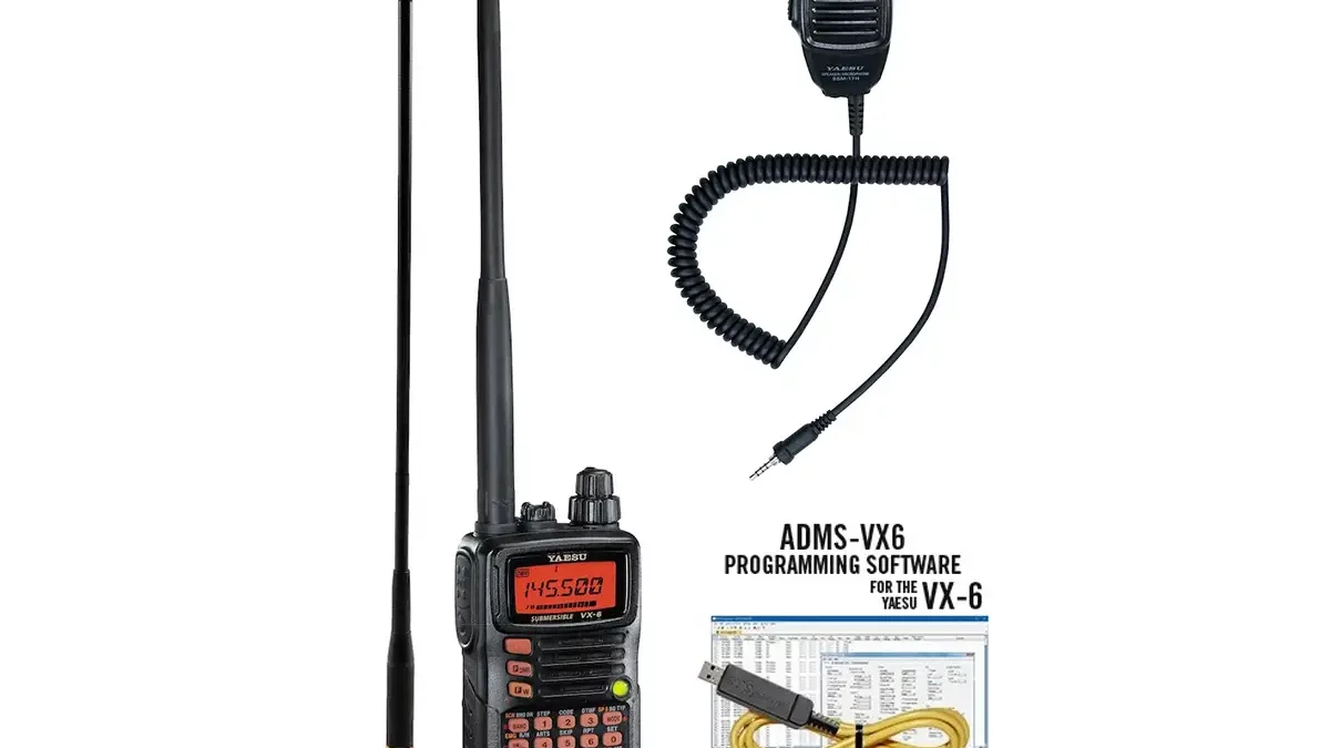 Yaesu VX-6R Dual-Band Submersible Handheld FM Transceiver