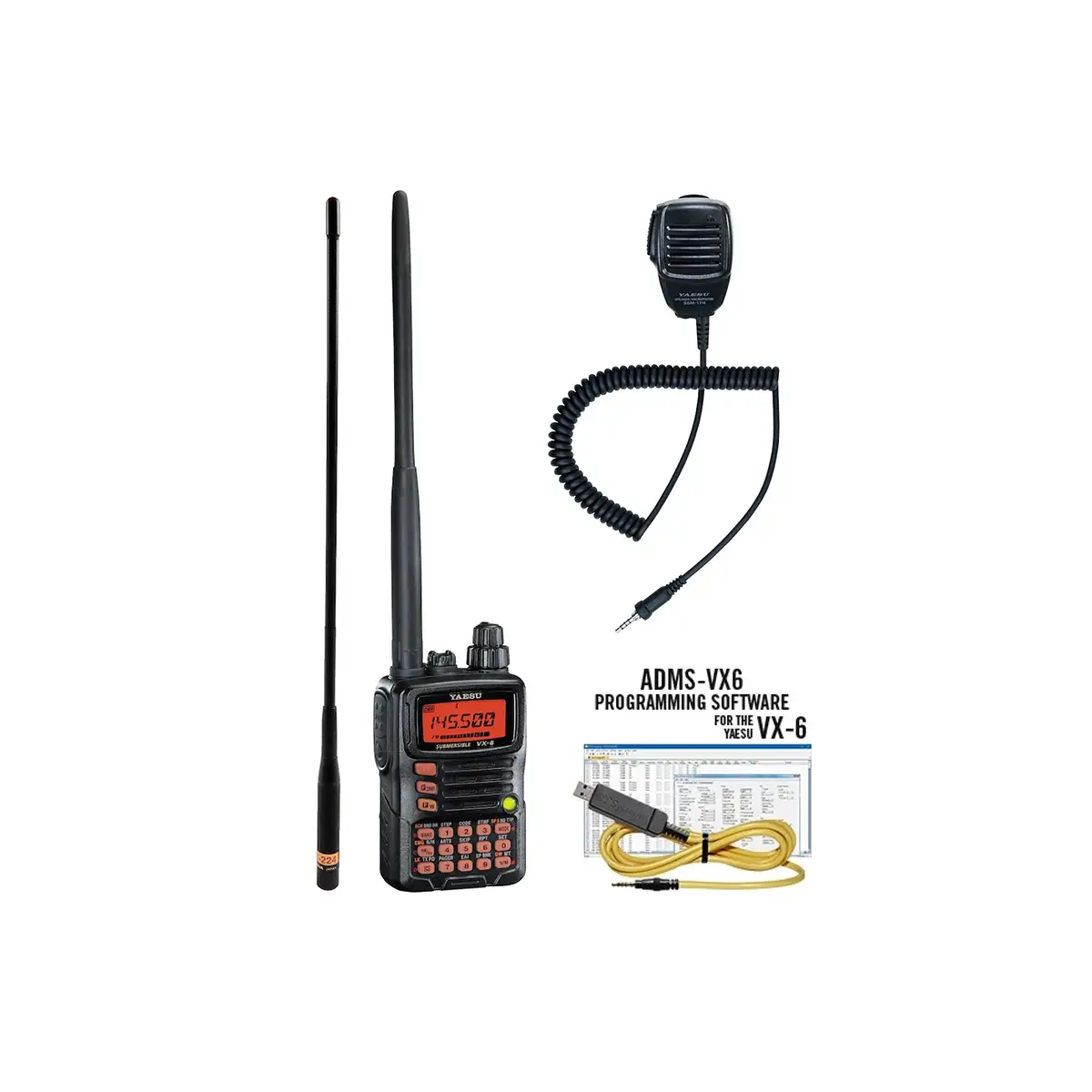 Yaesu VX-6R Dual-Band Submersible Handheld FM Transceiver